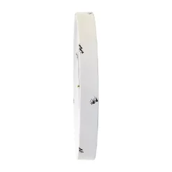 Best Kirklands Home Distressed White Two Grooves Iron Frame Wall Clock