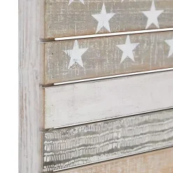 Hot Kirklands Home Distressed Wood American Flag Wall Plaque