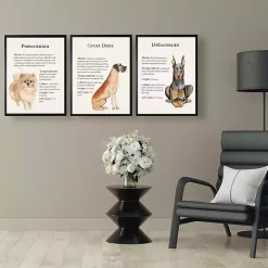 Sale Kirklands Home Dobermann Facts Framed Wall Plaque