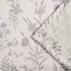 Online Kirklands Home Dove Gray Floral 2-pc. Curtain Panel Set, 96 in.