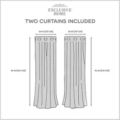 Online Kirklands Home Dove Gray Floral 2-pc. Curtain Panel Set, 96 in.