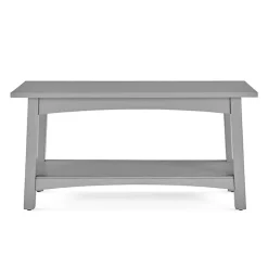 Online Kirklands Home Dove Rustic Farmhouse Wood Bench Gray