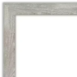 Clearance Kirklands Home Dove Gray Scoop Frame Beveled Mirror, 22x26 in.