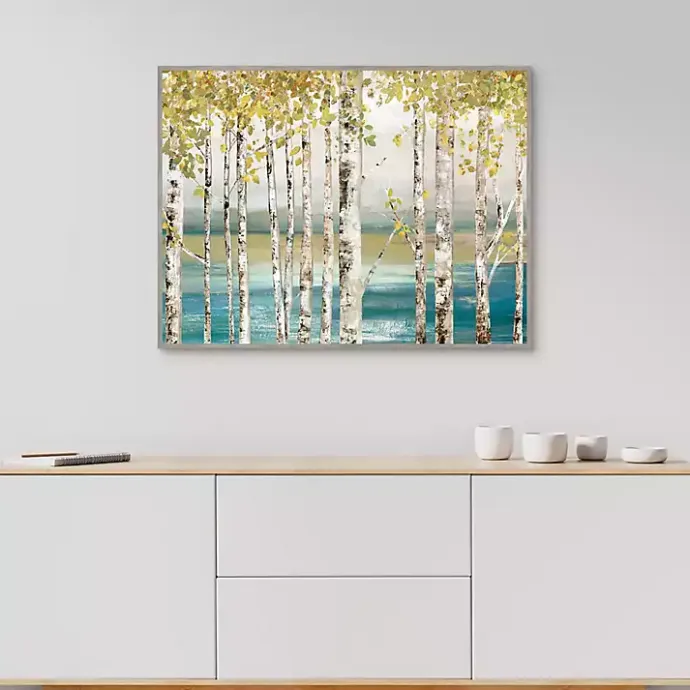 Kirklands Home Down by The River Framed Canvas Art Print