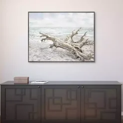 Best Kirklands Home Driftwood On The Beach Framed Canvas Art Print Multi