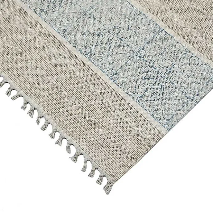 Sale Kirklands Home Dune Stone Geometric Area Rug, 5x7 Blue