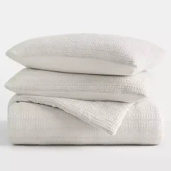 Kirklands Home Dune Waffle Ultra-Soft 3-pc. Twin Comforter Set Ivory