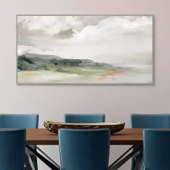 Discount Kirklands Home Earth and Clouds Abstract Framed Wall Art