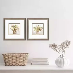 Outlet Kirklands Home Earthy Garden Framed Art Prints, Set of 2