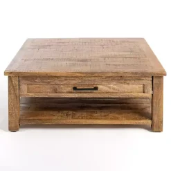Hot Kirklands Home Easton Mango Wood Coffee Table Brown