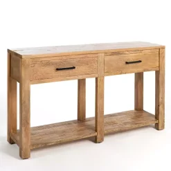 Best Kirklands Home Easton Mango Wood Console Table Brown
