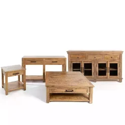 Best Kirklands Home Easton Mango Wood Console Table Brown