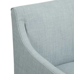 New Kirklands Home Elaine Upholstered Skirted Dining Chair Blue