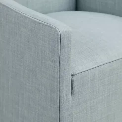 New Kirklands Home Elaine Upholstered Skirted Dining Chair Blue