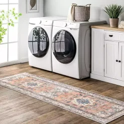 Hot Kirklands Home Eleanor Distressed Medallion Washable Runner