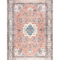 Outlet Kirklands Home Eleanor Medallion Washable Area Rug, 4x6