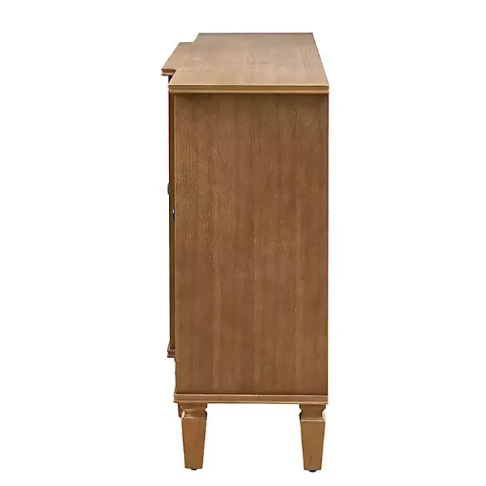 Hot Kirklands Home Eleanora Acorn Wood 4-Door Sideboard Brown