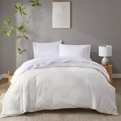 Outlet Kirklands Home Elegant Geo Hem Microfiber 4-pc. Full Sheet Set