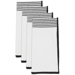 Discount Kirklands Home Elegant Stripe Napkins, Set of 4