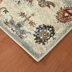 New Kirklands Home Elina Beige Area Rug, 5x7 Tan