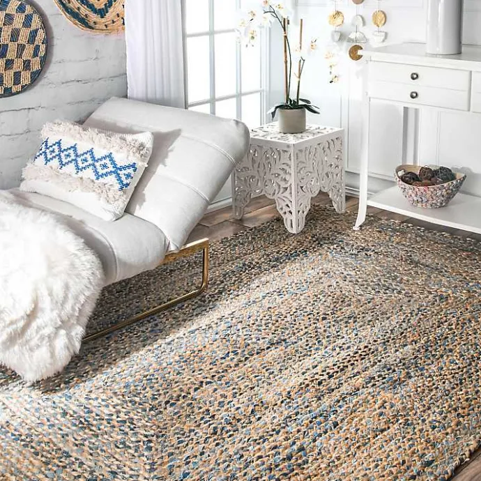 Clearance Kirklands Home Ella Hand Braided Jute Rug, 5x8 Tan