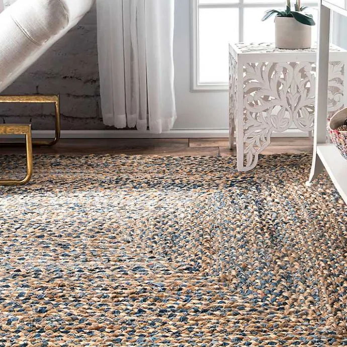 Clearance Kirklands Home Ella Hand Braided Jute Rug, 5x8 Tan