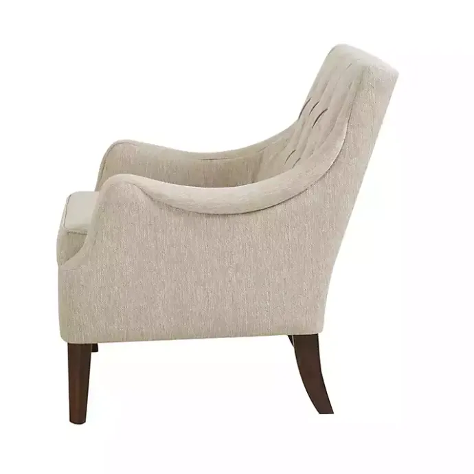 Discount Kirklands Home Elle Tufted Beige Accent Chair Tan