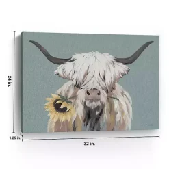 Discount Kirklands Home Ellie with a Sunflower Canvas Art Print, 32x24 in.