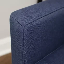 Discount Kirklands Home Emma Navy Upholstered Accent Chair Blue