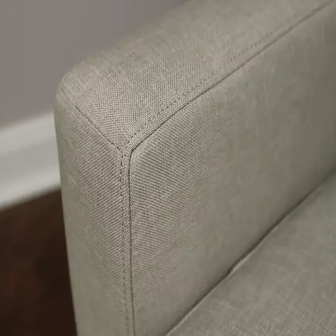 Outlet Kirklands Home Emma Oatmeal Upholstered Accent Chair Ivory