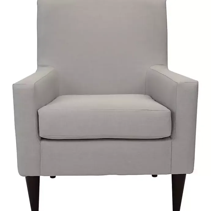 Outlet Kirklands Home Emma Oatmeal Upholstered Accent Chair Ivory