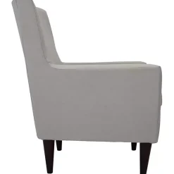 Outlet Kirklands Home Emma Oatmeal Upholstered Accent Chair Ivory
