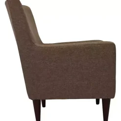 Kirklands Home Emma Pecan Upholstered Accent Chair Brown
