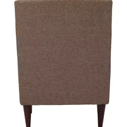 Kirklands Home Emma Pecan Upholstered Accent Chair Brown