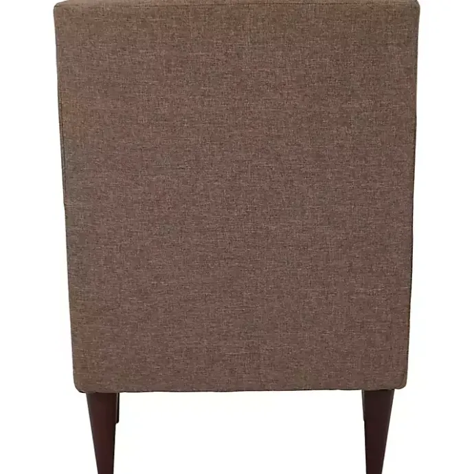 Kirklands Home Emma Pecan Upholstered Accent Chair Brown
