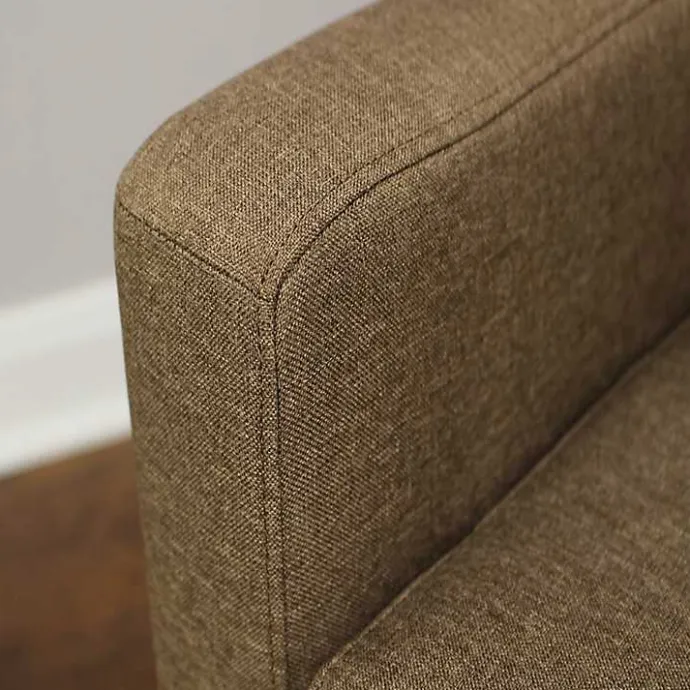 Kirklands Home Emma Pecan Upholstered Accent Chair Brown