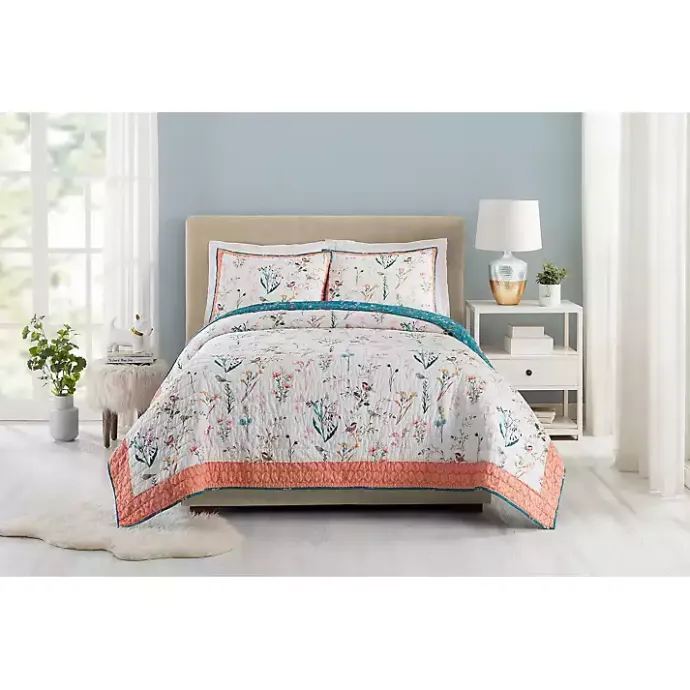Sale Kirklands Home English Garden Full/Queen 3-pc. Quilt Set