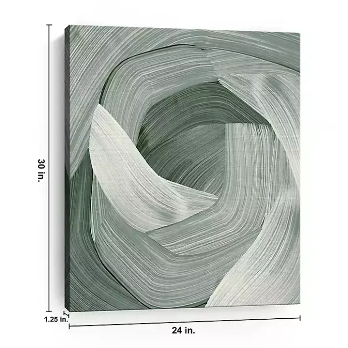 Discount Kirklands Home Enriched Emerald Canvas Art Print, 24x30 in. Green