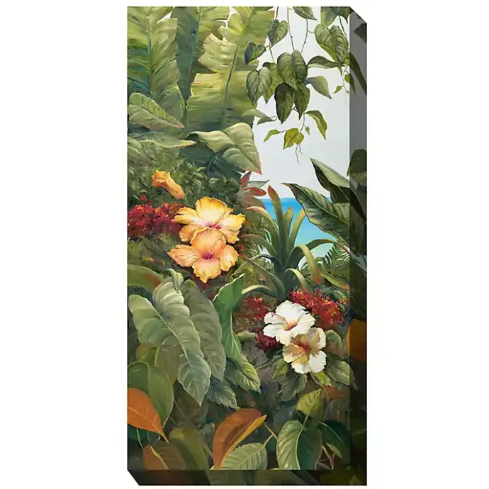 Sale Kirklands Home Entwined I Outdoor Canvas Art Print Green
