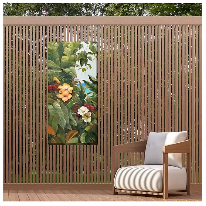 Sale Kirklands Home Entwined I Outdoor Canvas Art Print Green