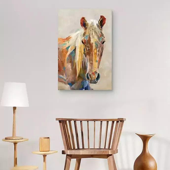 Kirklands Home Equine Colors Portrait Canvas Art Print, 24x36 in.