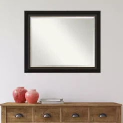 Online Kirklands Home Espresso Bronze Frame Beveled Mirror
