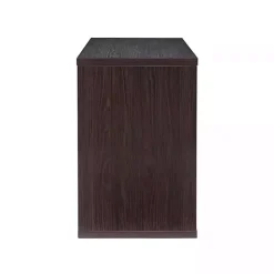 Best Kirklands Home Espresso Cube Storage Wood Desk