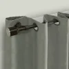 Online Kirklands Home Espresso Metal Blackout Finial Curtain Rod, 72 in.