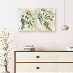 Discount Kirklands Home Eucalyptus I & II Canvas Art Prints, Set of 2