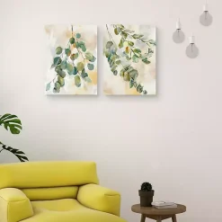 Discount Kirklands Home Eucalyptus I & II Canvas Art Prints, Set of 2