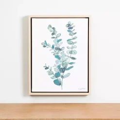 Sale Kirklands Home Eucalyptus Stem IV Framed Canvas Art Print Green