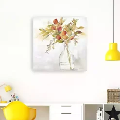Discount Kirklands Home Eucalyptus Vase Spice I Canvas Art Print