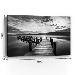 Discount Kirklands Home Evening Dock Canvas Art Print