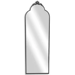 Online Kirklands Home Everlaine Modern Victorian Leaner Mirror Black